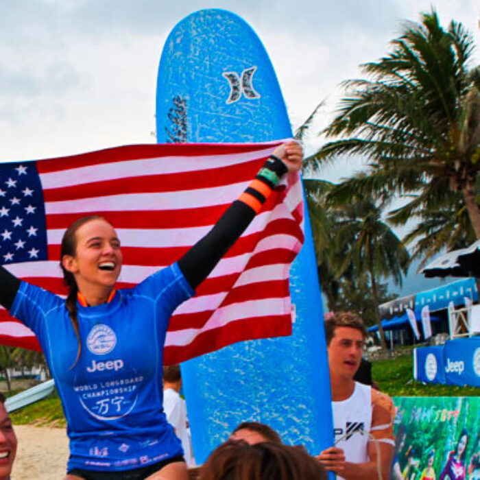 Rachael Tilly, youngest world champion ever. Photo: WSL