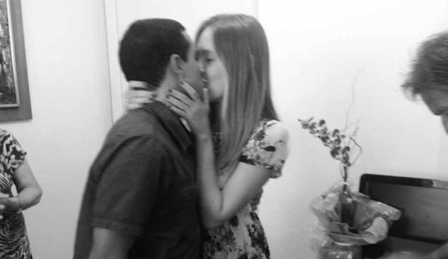 Adriano de Souza and his model girlfriend Patricia Eicke tied the not last week. Photo: @adrianodesouza