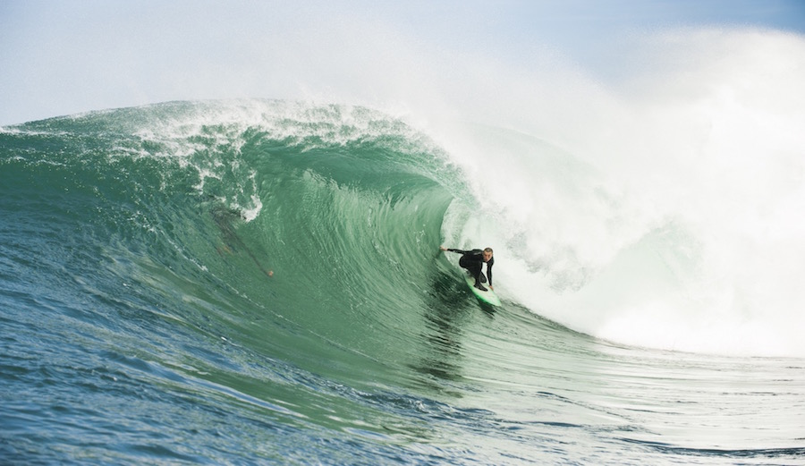Obama bodysurfs, but Fergal Smith does this.