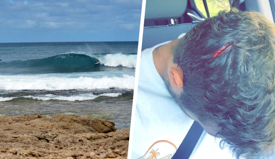 (Note: That isn't me on the left. I wish it were. That guy looks like he's about get spat out, not whacked in the head.)