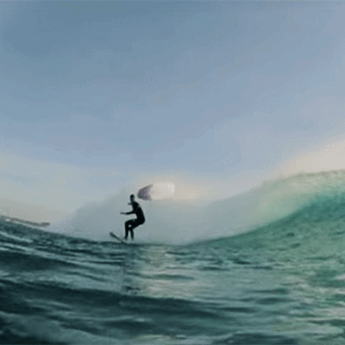 We've all had something like this happen. Maybe not a surfboard to the head, but something similar. It's not fun.