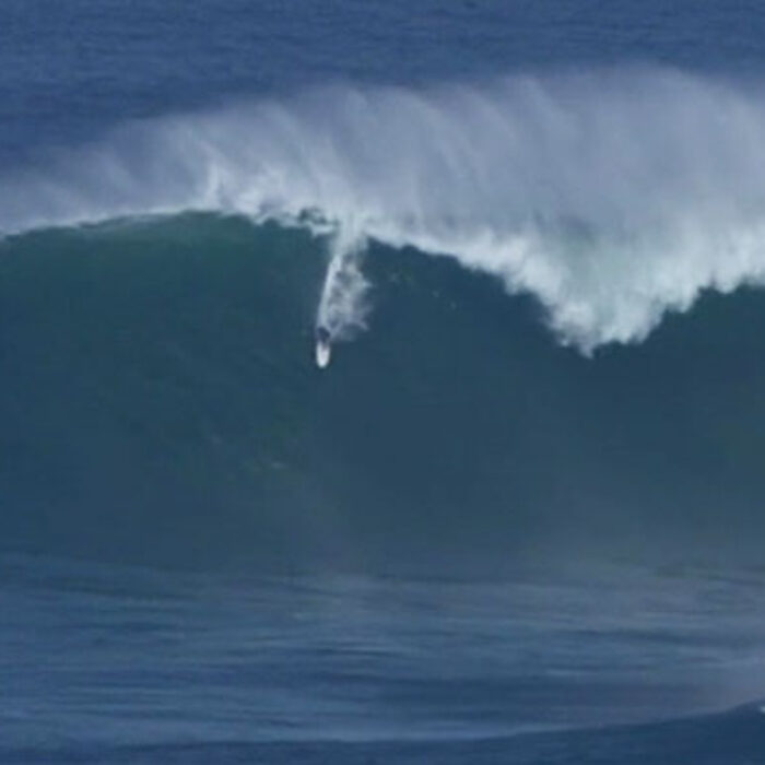 It's still very early in the year, but it's hard to imagine a swell bigger than this one will hit Jaws.