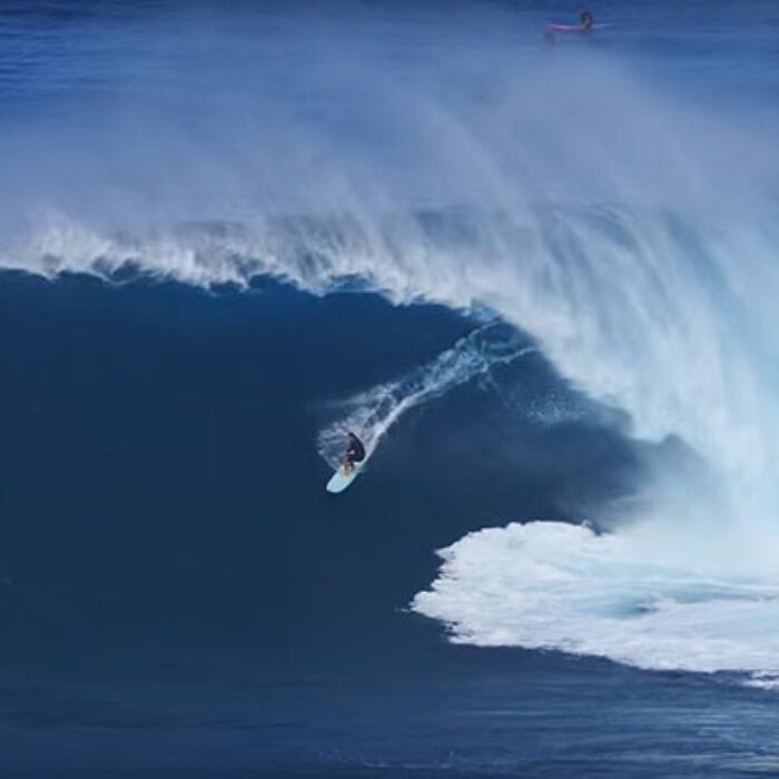 When Jaws gets thoroughly pounded by a swell, it is a wonderful thing, both for the surfers and the audience.
