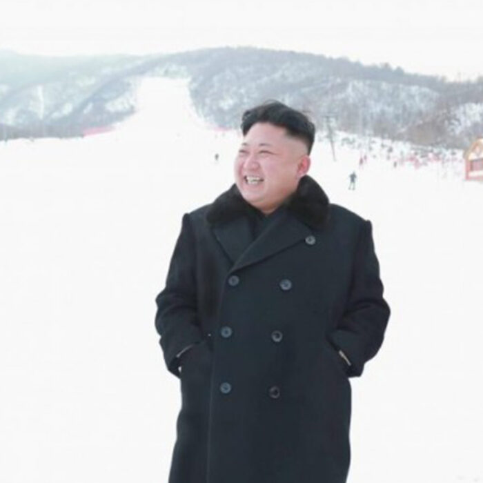 Kim Jong Un Skiing