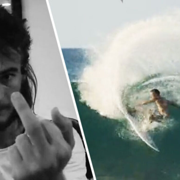 It's not three to the beach, and it never will be. It's Mikey Wright to the beach. It's fast and powerful and angry.