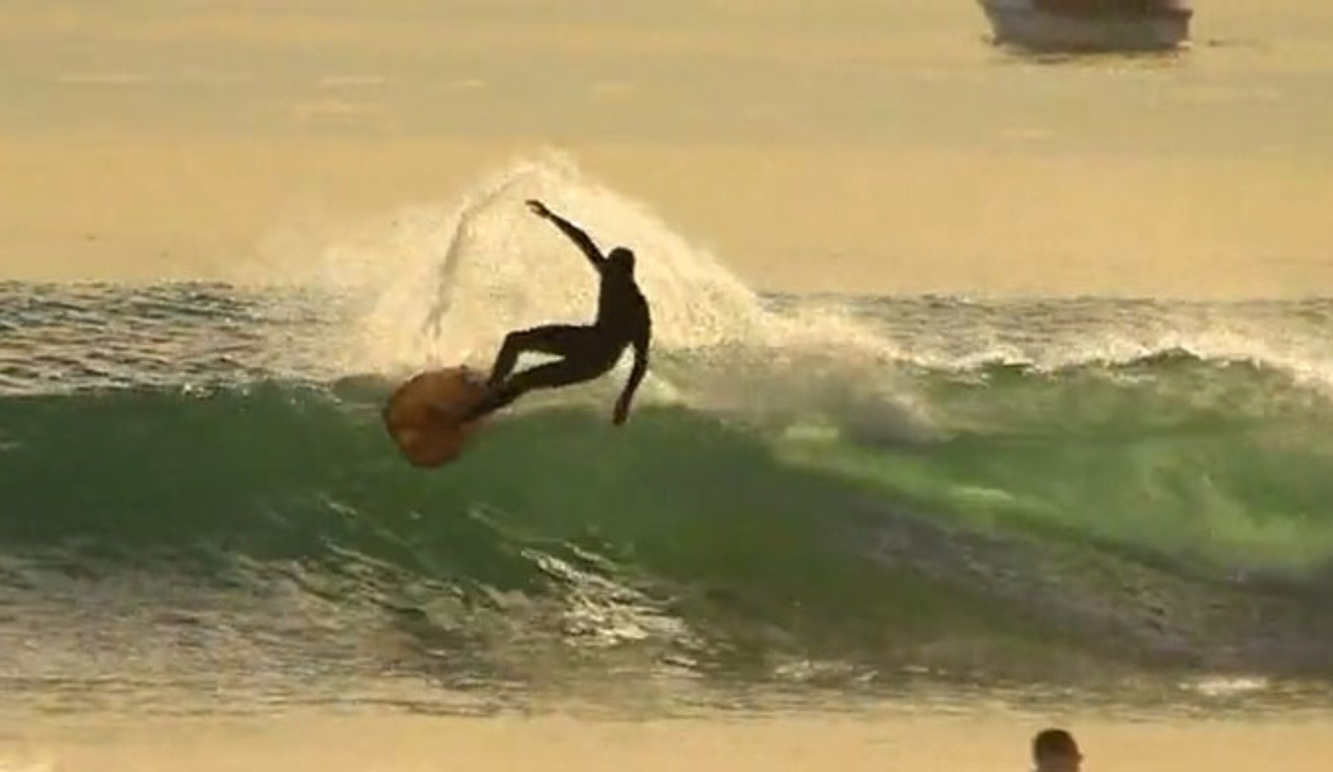 It's one of those clips that makes you want to drop what you're doing and go find waves.