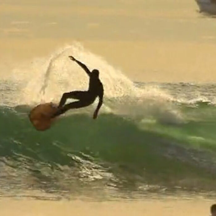 It's one of those clips that makes you want to drop what you're doing and go find waves.