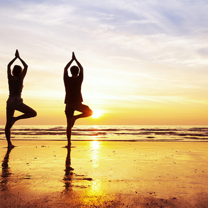 If you can motivate yourself to get out of bed, a little sunrise yoga is definitely a top notch way to start your day.
