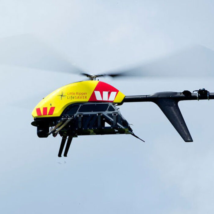 Say hello to the "Little Ripper", Australia's newest shark spotting drone. Photo: Westpac