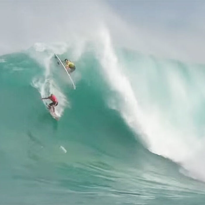 No one ever said becoming a legend was easy–and these are five clips from yesterday at the Eddie Aikau Big Wave Invitational that prove it.