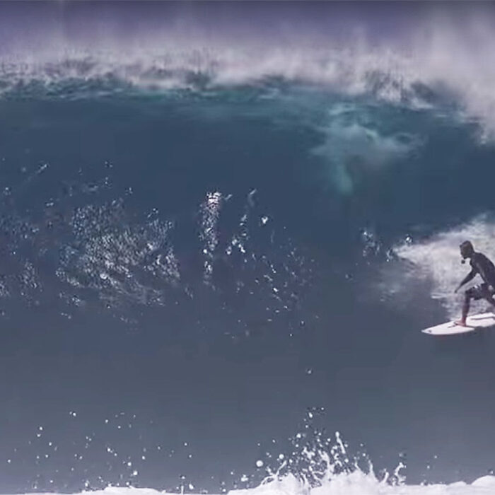 Maui had its fair share of insane waves after the Eddie, and everyone there had their eyes on another fabled bay.