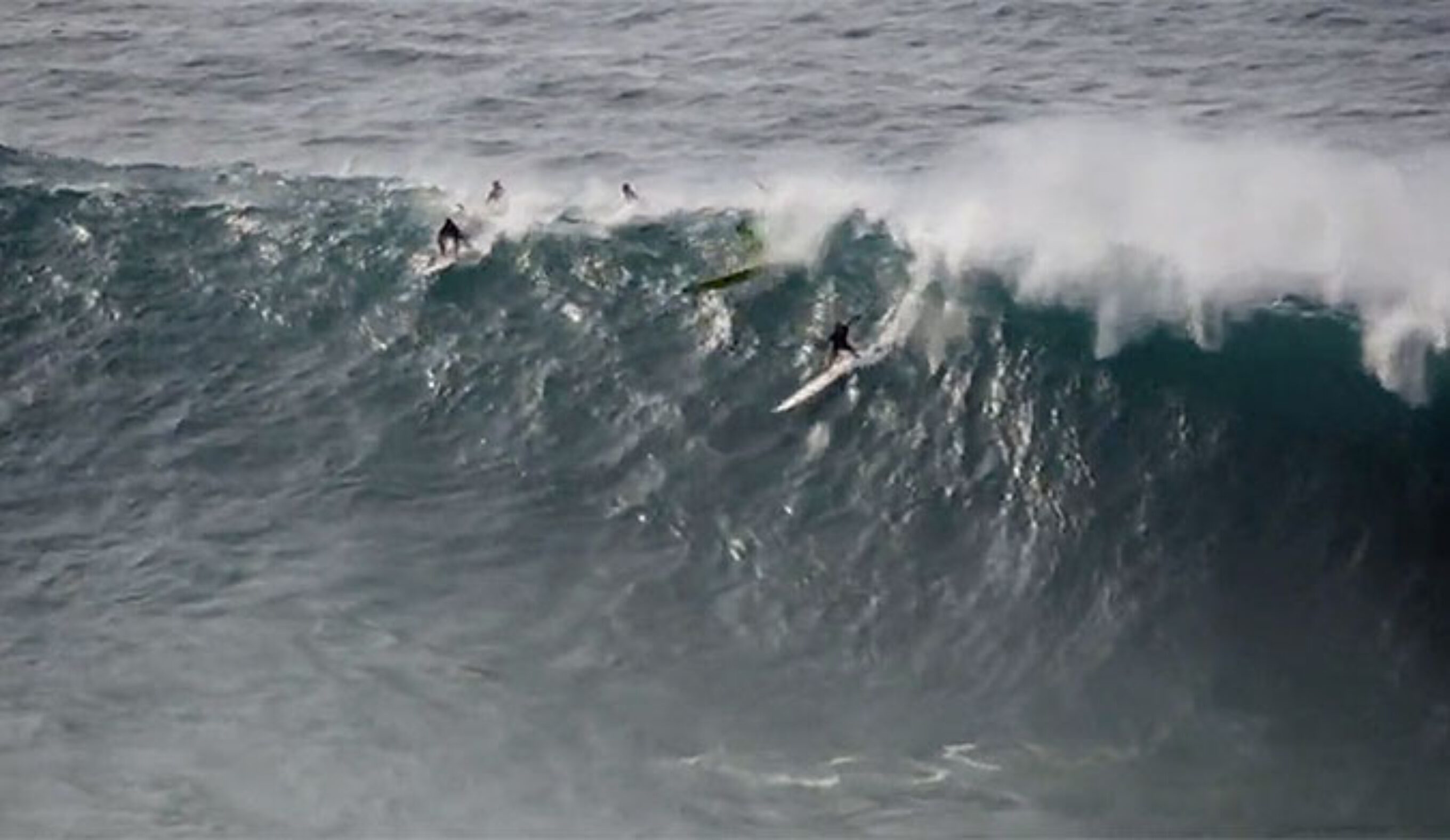 When Waimea is breaking, it is a sight to see.
