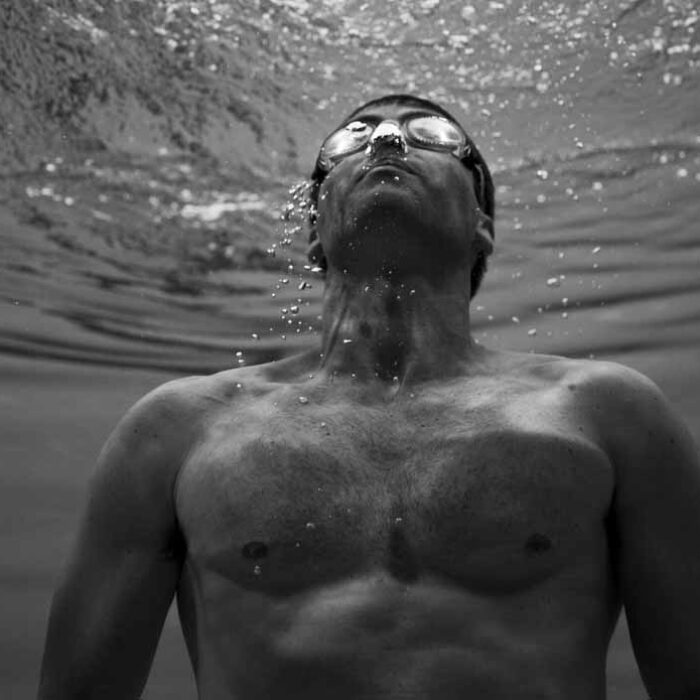 Ant Williams can chill underwater for as long as it takes you to cook a steak. Photo: Mike Smolowe