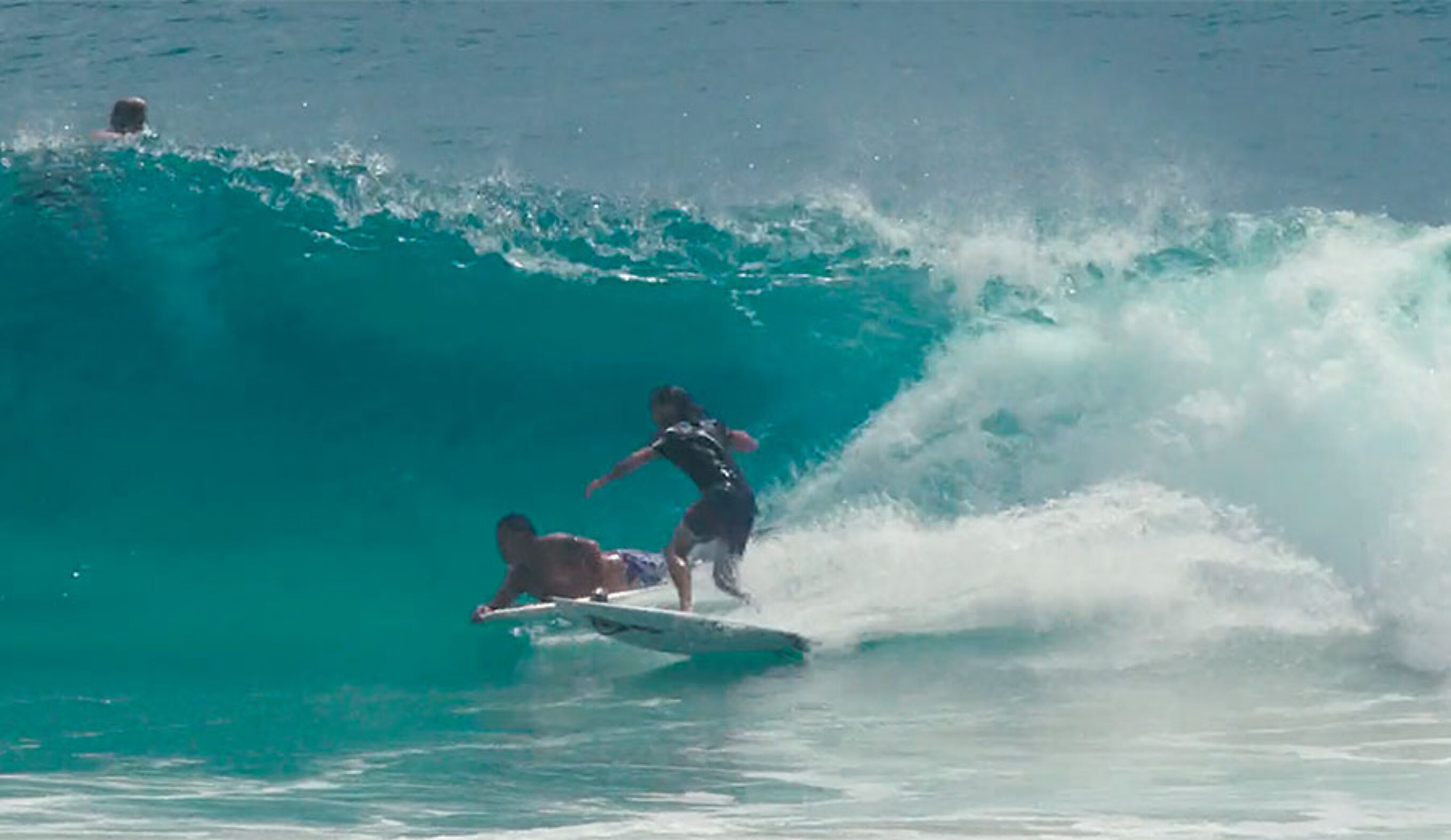 Mikey Wright on Plows a Boogieboarder on a Traktor