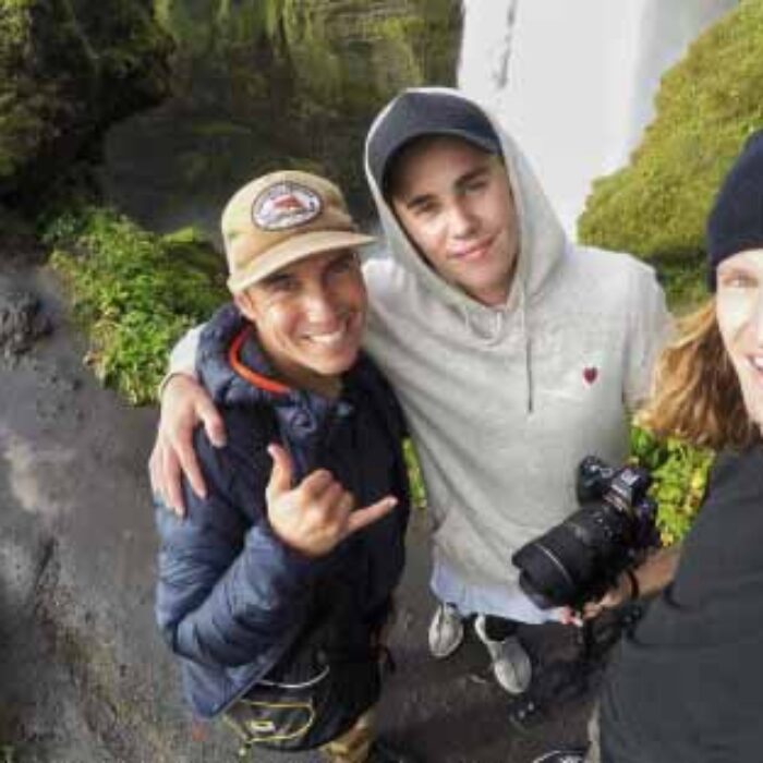 Chris Burkard, Justin Bieber, and Rory Kramer...chillin' in Iceland.