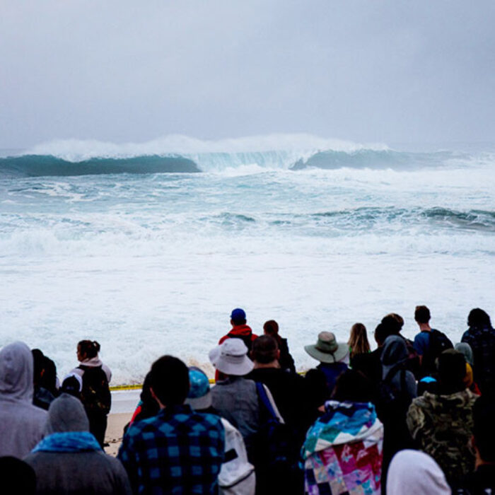 Better than the webcast, if you could swing it. Photo: WSL/ Heff