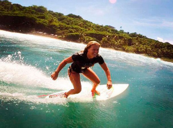 Yep, Courtney can shred, too.