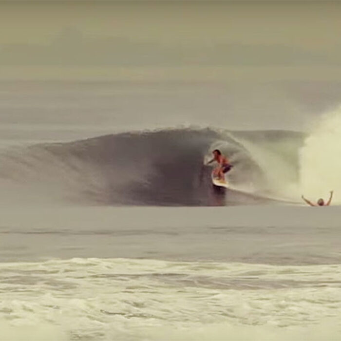 It's just a few surfers (really, really good surfers) at Keramas, taking high lines, grinning like maniacs, and slipping into totally makeable tubes.