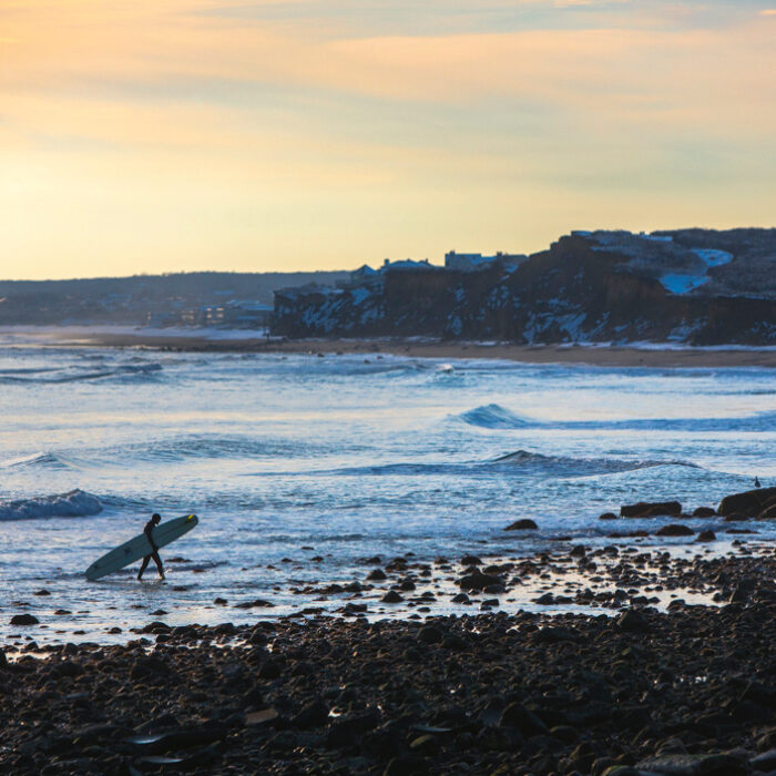 Like most surf towns in the Northeast, Montauk changes in the winter months. It has to. Photo: James Katsipis