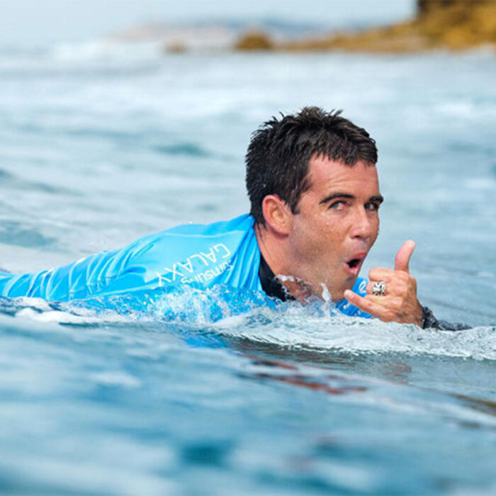 Mason Ho, excited after a first round win at last year's Bells event.