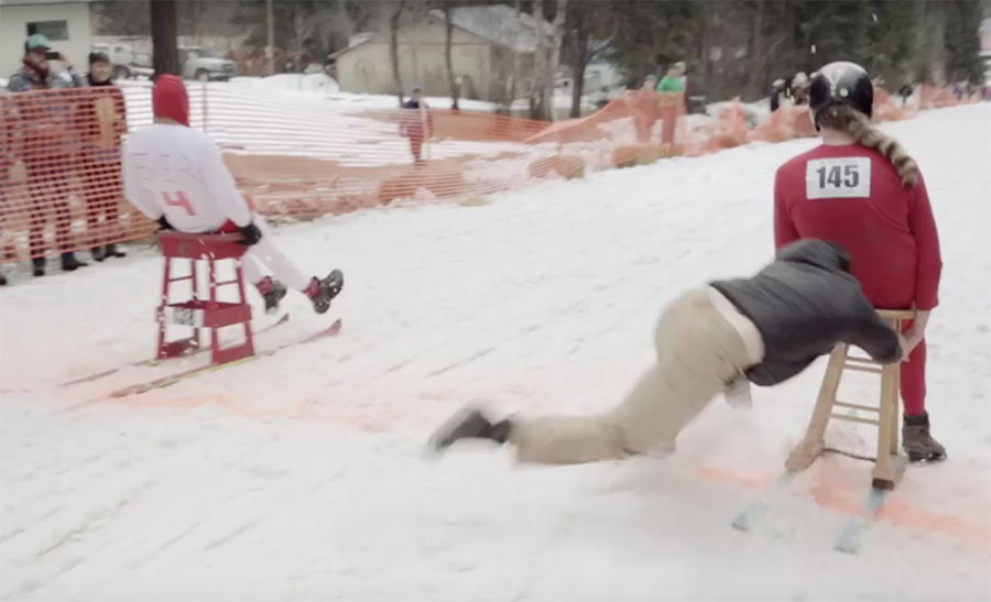 Stubby Ski Racing You Haven't Raced Skis Until You've Barstool Ski Raced in Montana | The ...