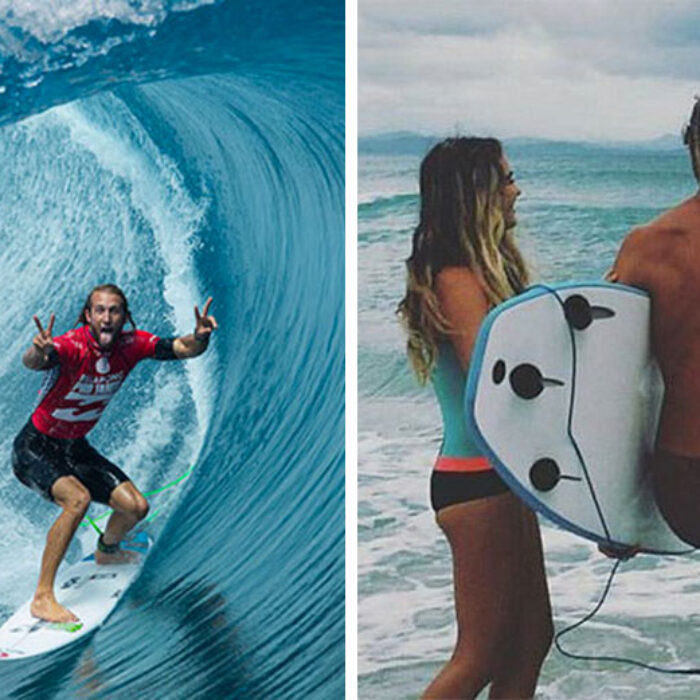 Owen Wright is just beginning a long road to recovery. Photos: WSL/Instagram