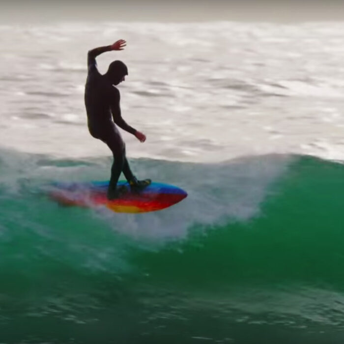 Ryan Burch has fun when he surfs. More than some can say.