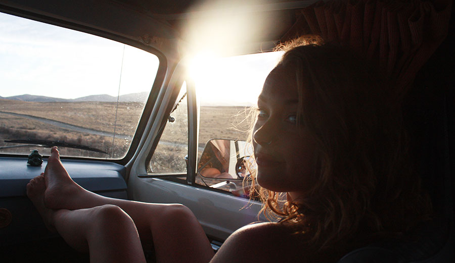 Happiness is an open road.