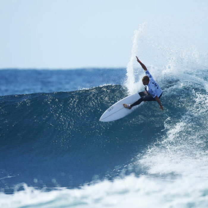 "When you work, you work, but there’s a lot of time off in between so it’s really good,” says surfer and miner Tim Stevenson.