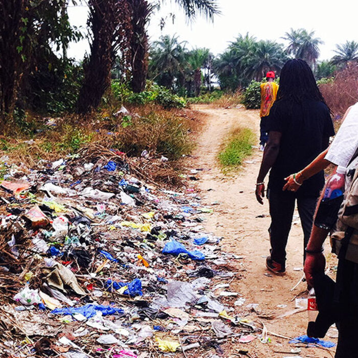 Trash walk. Guinea, West Africa. How do we make this stop?