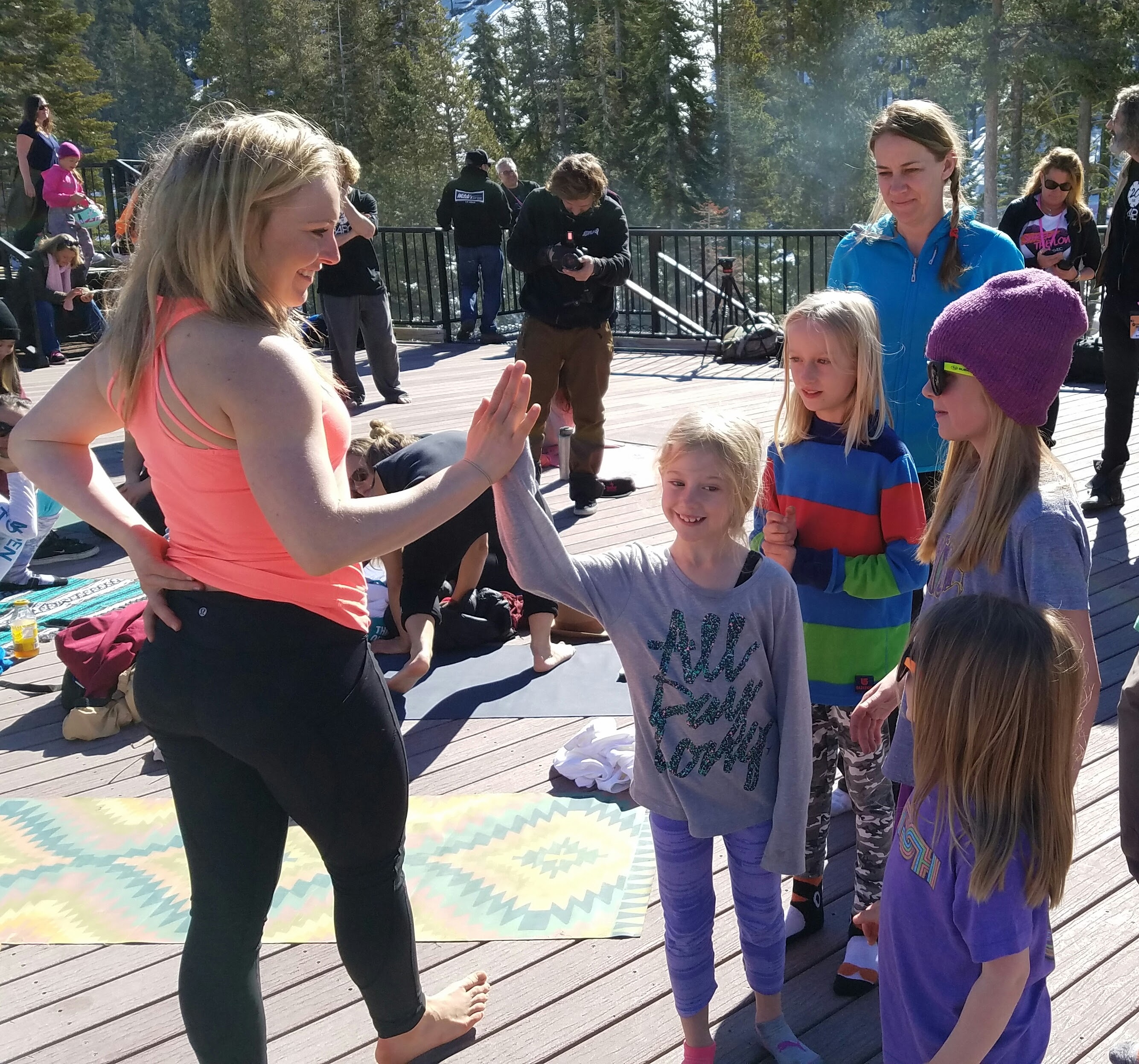 Jamie spent all day at the B4BC benefit getting to know the next generation of shredders