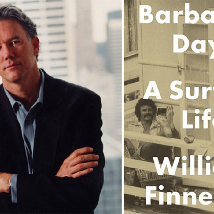 William Finnegan just won a Pulitzer Prize for Barbarian Days
