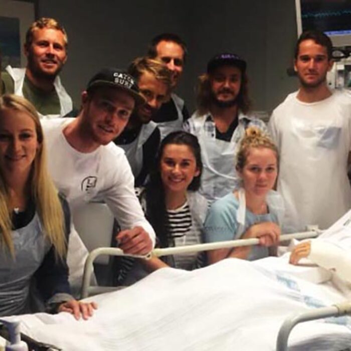 Brett Shark Kelly Slater Hospital