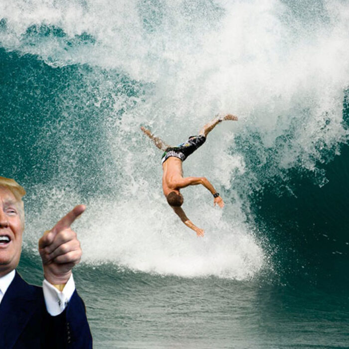 This election? Donald Trump? It relates very much to surfing. So we're going to talk about it. Illustration: Haro