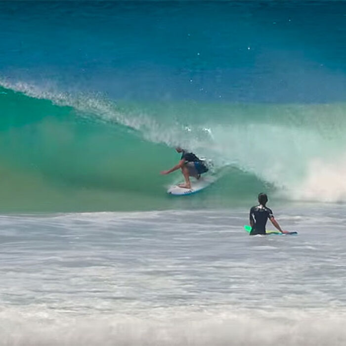 Mick Fanning is a Gold Coast boy, through and through. It's never more obvious than when he's surfing there–his knowledge of the Superbank, from Snapper to Kirra, is unparalleled.