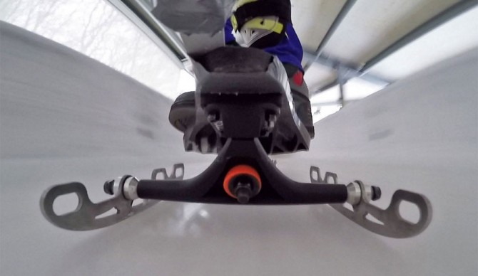 Ice blading prototype