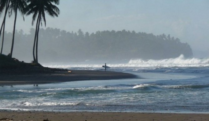 Located on Bali's West Coast, Balian sits at the foot of a river mouth, where the surfer was reported to have been bitten by a bull shark. Photo: Gavin G.