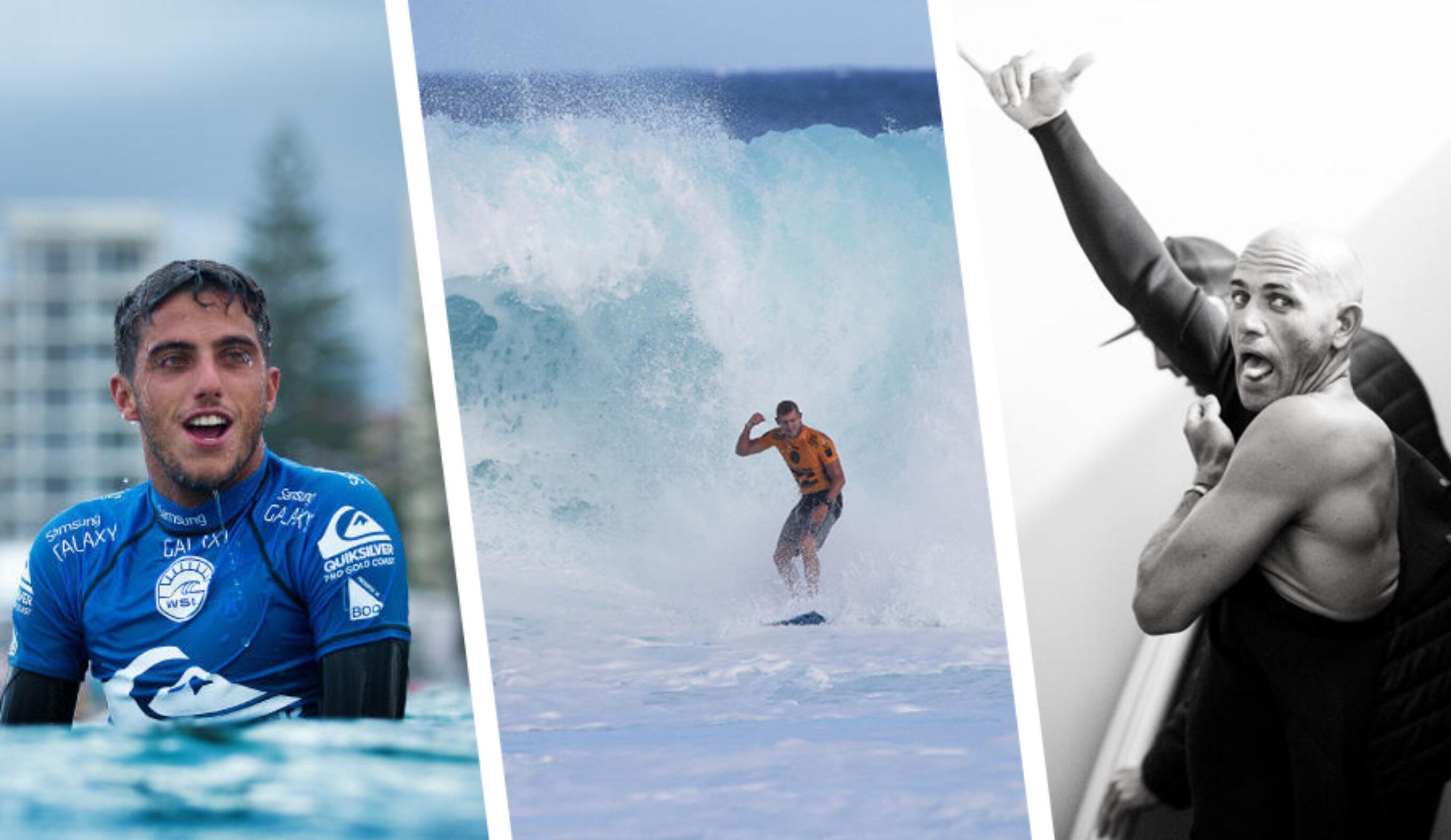 Filipe. Mick. Kelly. Okay, guys. You can come back now! Photos: WSL