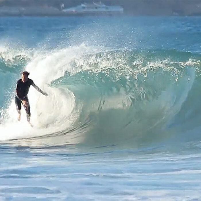 This little slab is somewhere in the Mediterranean, which, contrary to popular belief, does have waves.