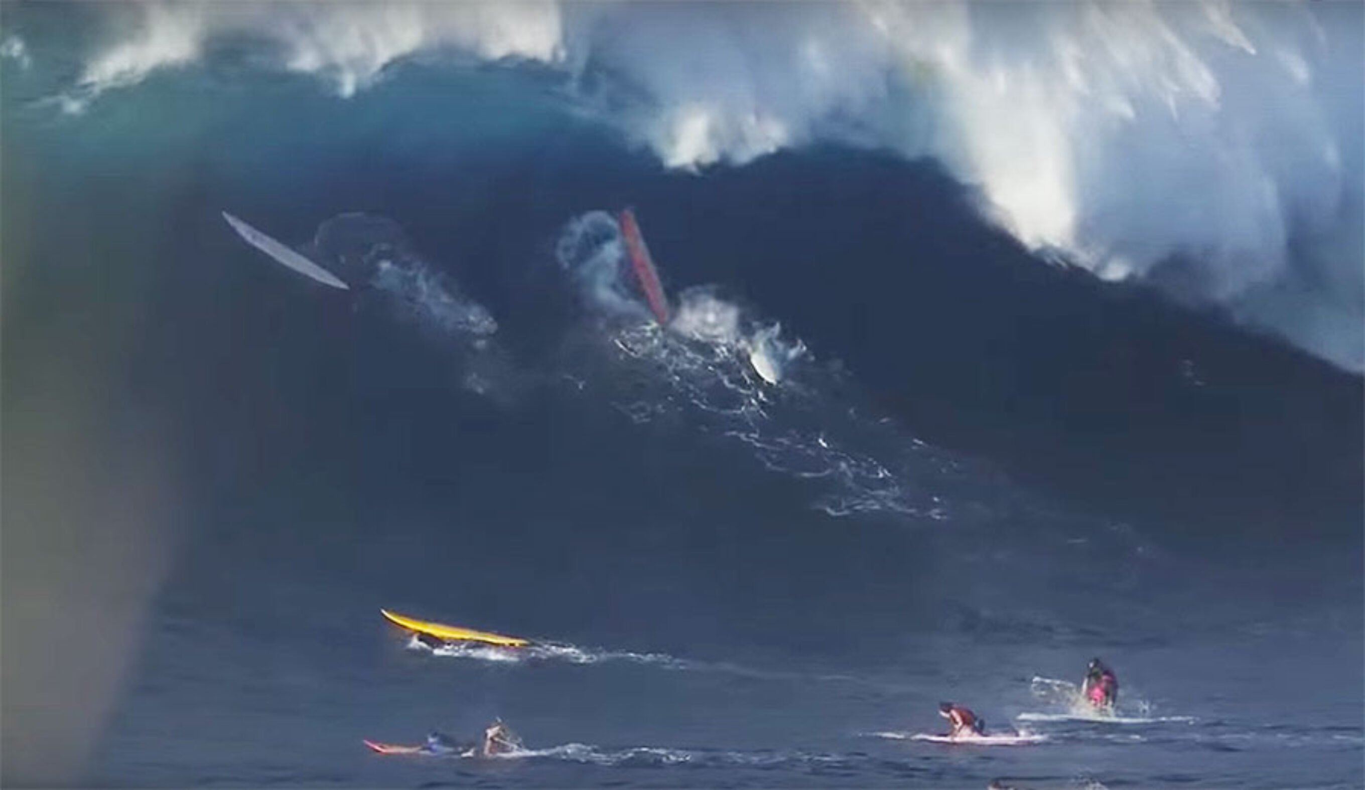 "Outside!" someone might yell, as spectators whistle from the cliffs.