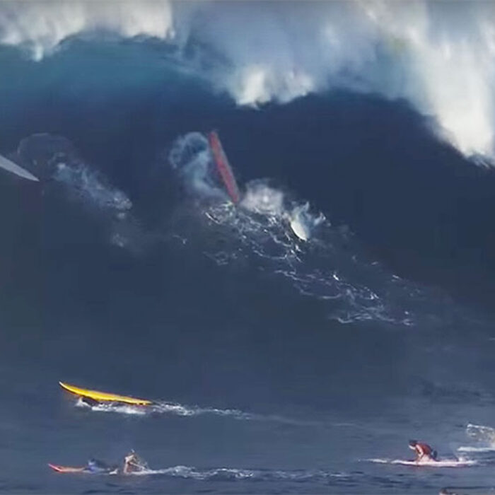 "Outside!" someone might yell, as spectators whistle from the cliffs.