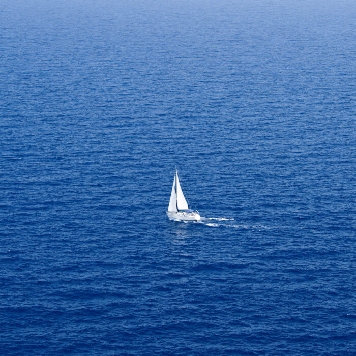 sailboat open ocean