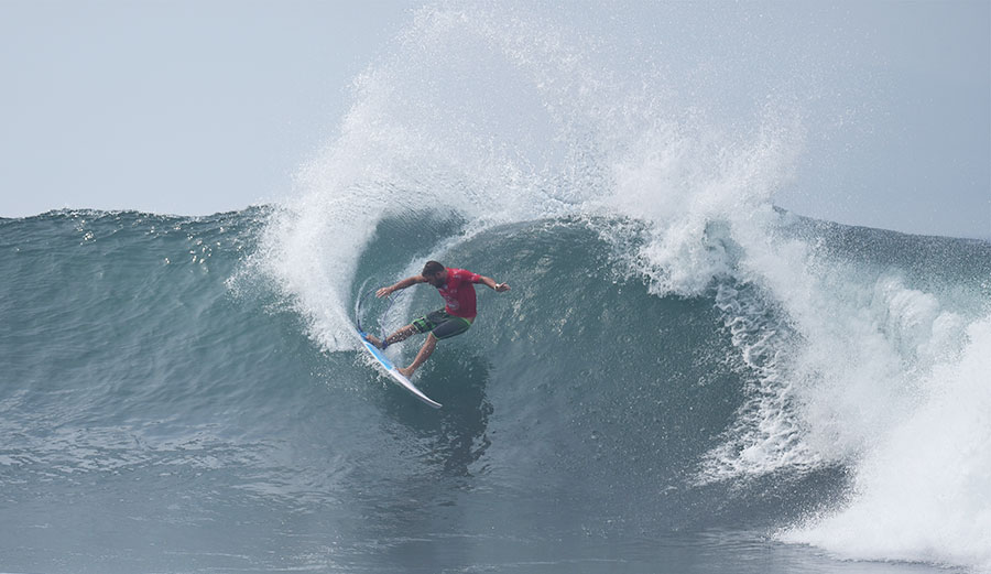Shane Holmes, the ultimate darkhorse. Photo: WSL