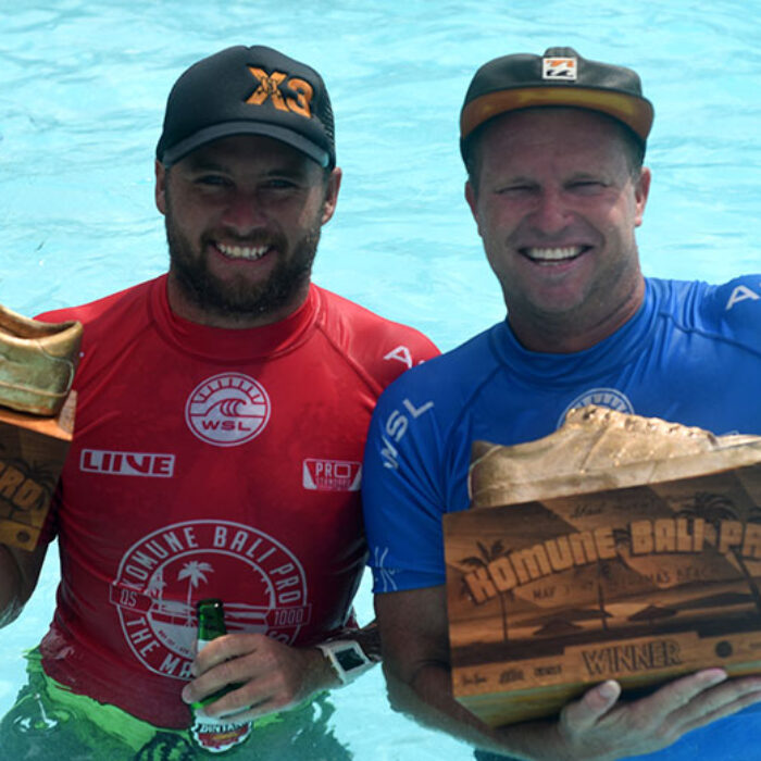 Taj Burrow, victory in a pool. Photo: WSL