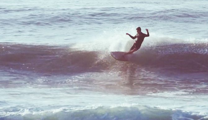 I've always thought that really good longboarding is the art of almost falling down gracefully.