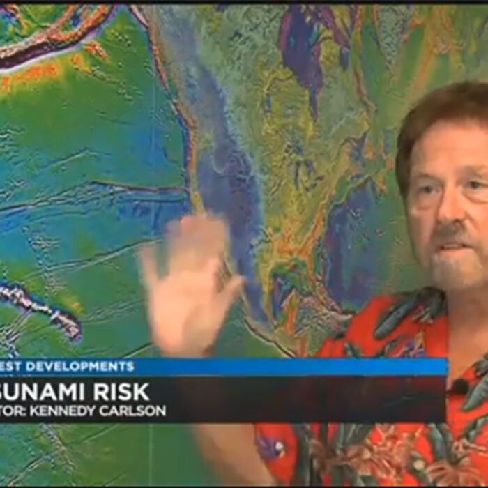 Researchers at University of Hawaii Manoa found that if a tsunami were to hit Hawaii, the island would have four hours to prepare. Image: Hawaii News Now