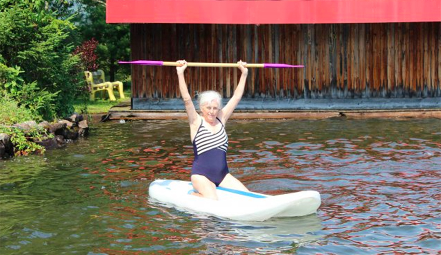 Anyone can do it! Photo: Yogakayak.