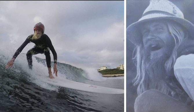 in a time where surfing seems to be taking a different, commercialized path, Bruce Gold is a reminder of what it's all about.