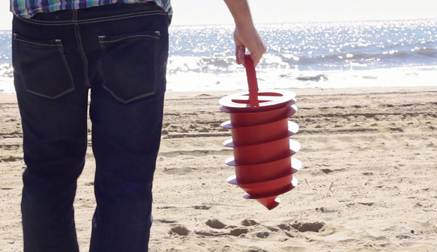 Moles are on to something. Burying your stuff is the way to go. Photo: Beach Vault