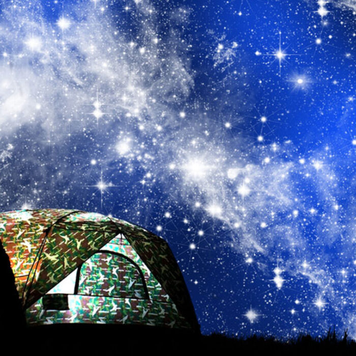 Chances aren't great that your night sky looks like this... but still, sleep under the stars.